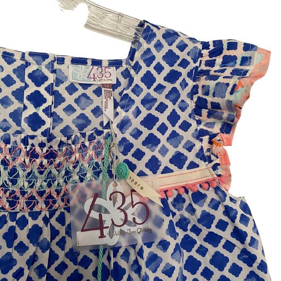 NWT MATILDA JANE Girls Sz 14 Wandering Waters 435 Top Blouse Flutter Sleeves - Picture 2 of 12